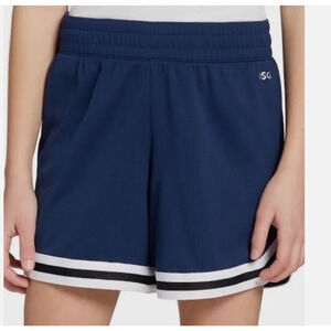 DSG ' MESH MID-RISE SHORTS ' GIRLS ' SMALL ' NAVY NWT MSRP $20